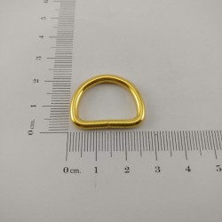 D-riņķi 20 mm zelts, 20 gab